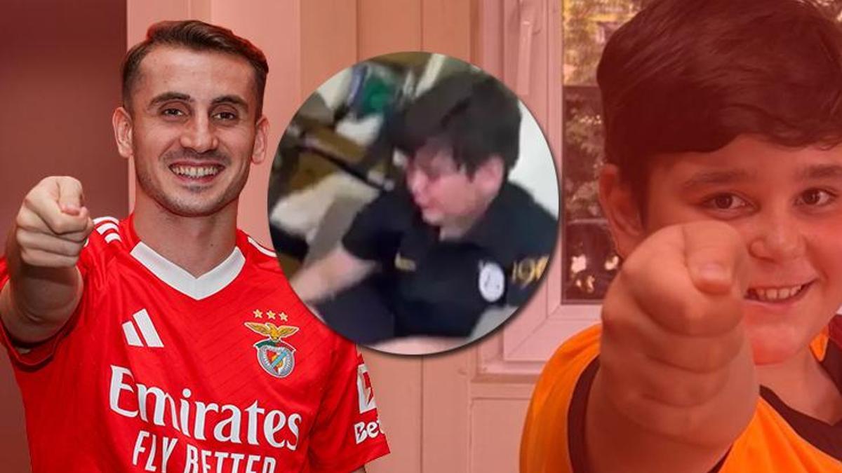 10 yaşındaki Rüzgar'dan Kerem Aktürkoğlu mesajı: 'Benfica Kulübü ve taraftarları ona çok iyi baksınlar'