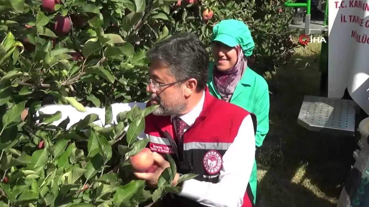 Bakan Yumaklı, Karaman'da Elma Hasadı ve Gıda Denetimleri Hakkında Açıklamalarda Bulundu