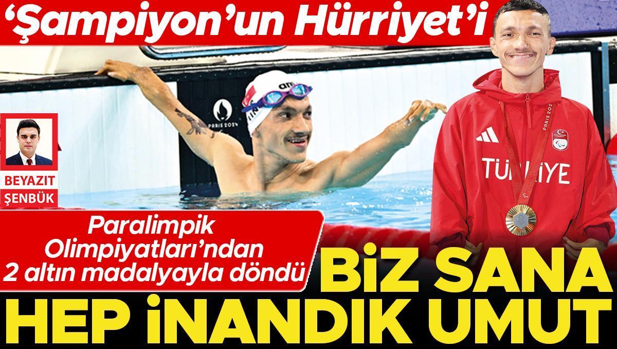 Biz sana hep inandık Umut: Paralimpik Olimpiyatları’ndan 2 altın madalyayla döndü