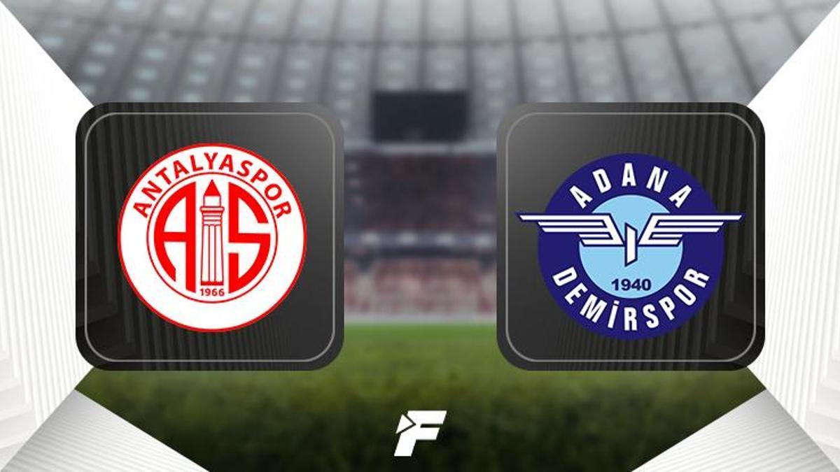 CANLI | Antalyaspor - Adana Demirspor maçı