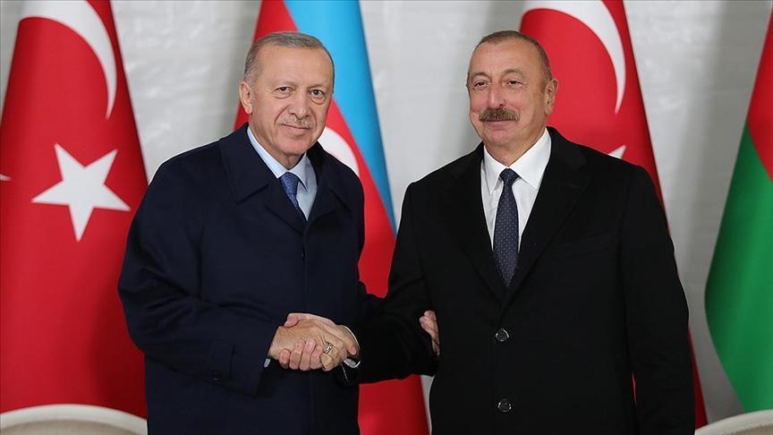 Cumhurbaşkanı Erdoğan, Azerbaycan Cumhurbaşkanı İlham Aliyev ile telefonda görüştü