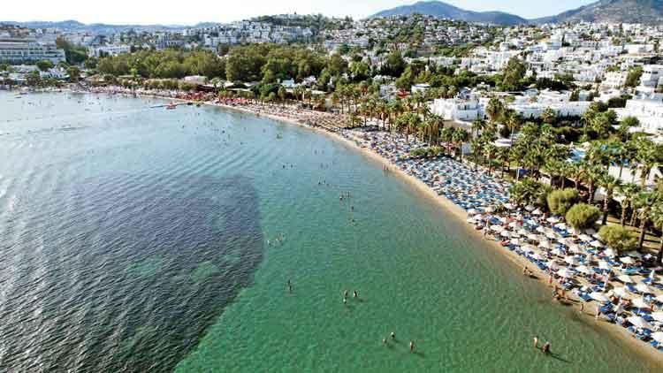 ‘Sarı yaz’ başladı Bodrum’da oteller doldu