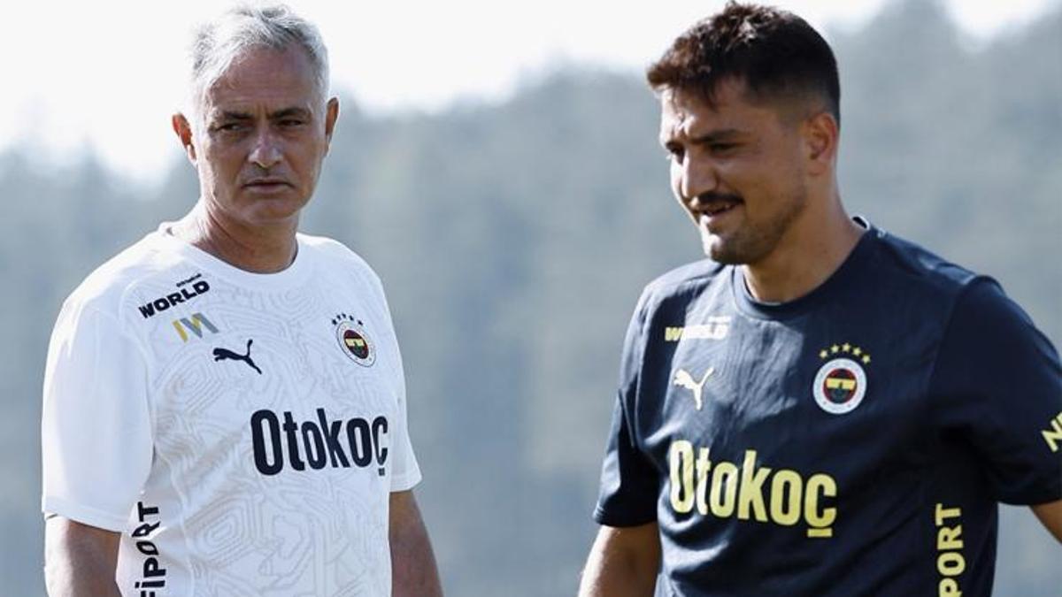 Fenerbahçe'de Cengiz Ünder'in inadı, Mourinho'nun fikrini değiştirdi! Gözüne girmeyi başardı