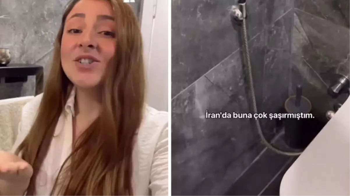 Kayınvalidesinin evinden video paylaştı! İran'a gelin giden Türk kızını şaşırtan tuvalet kültürü