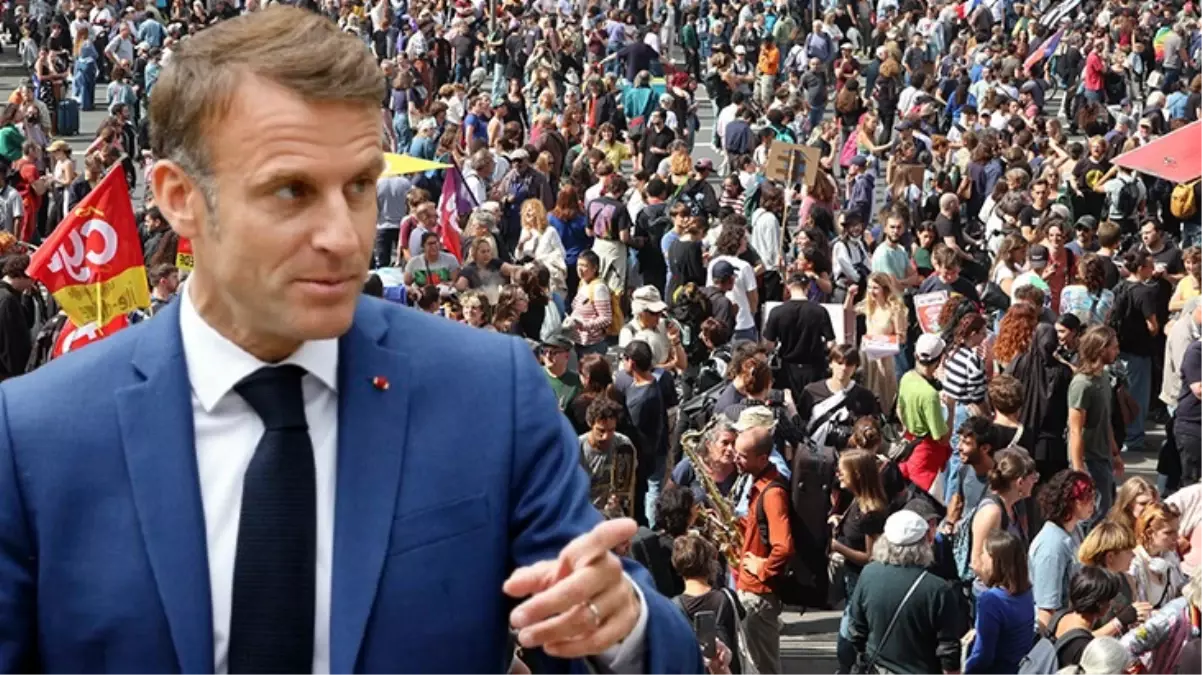 Macron'un "başbakan" tercihi Fransa'yı karıştırdı! Binlerce kişi sokaklarda