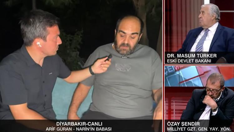 Narin'in babası CNN Türk'e konuştu: Artık ölü bir babayım