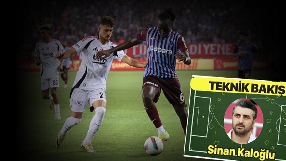 Sinan Kaloğlu'dan Trabzonspor-Beşiktaş maçına teknik bakış: Güneş Kartal'ı kolay çözdü