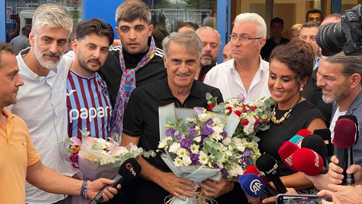 Trabzonspor'un yeni teknik direktörü Şenol Güneş, şehre geldi! 'Heyecanım gençliğimdeki gibi değil'