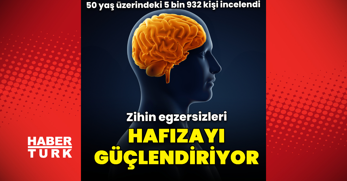 Zihin egzersizleri hafif bilişsel bozukluğu olan yaşlıların hafızasını güçlendiriyor | Sağlık Haberleri