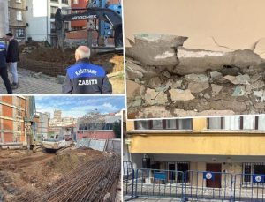 Kağıthane'de 3 katlı binada çatlaklar oluştu! Daireler boşaltıldı... 'Tehlikeli çalışmalar duvarları bu hale getirdi'