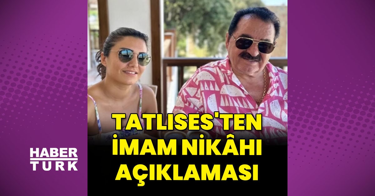 İbrahim Tatlıses'ten 'imam nikâhı' açıklaması