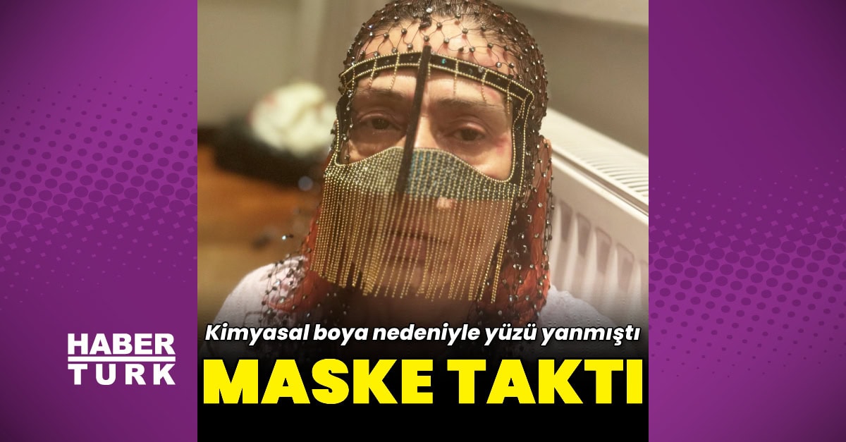 Yıldız Tilbe'den maskeli poz