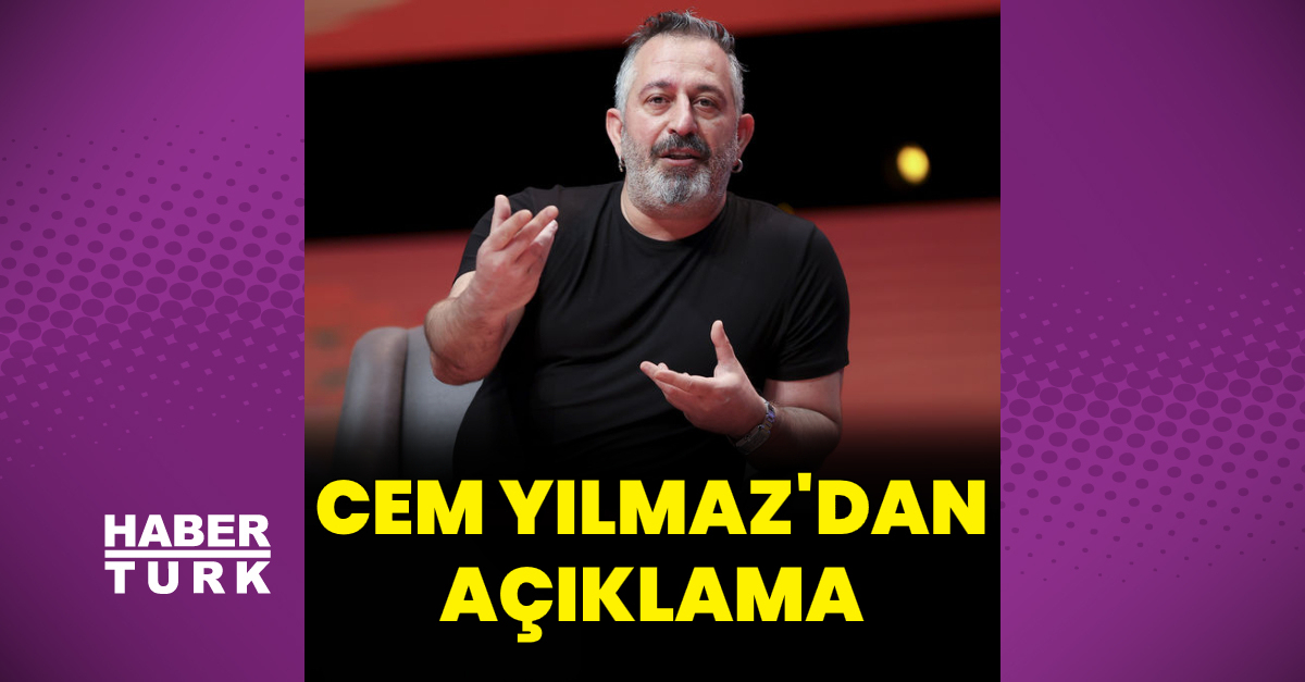 Cem Yılmaz'dan açıklama