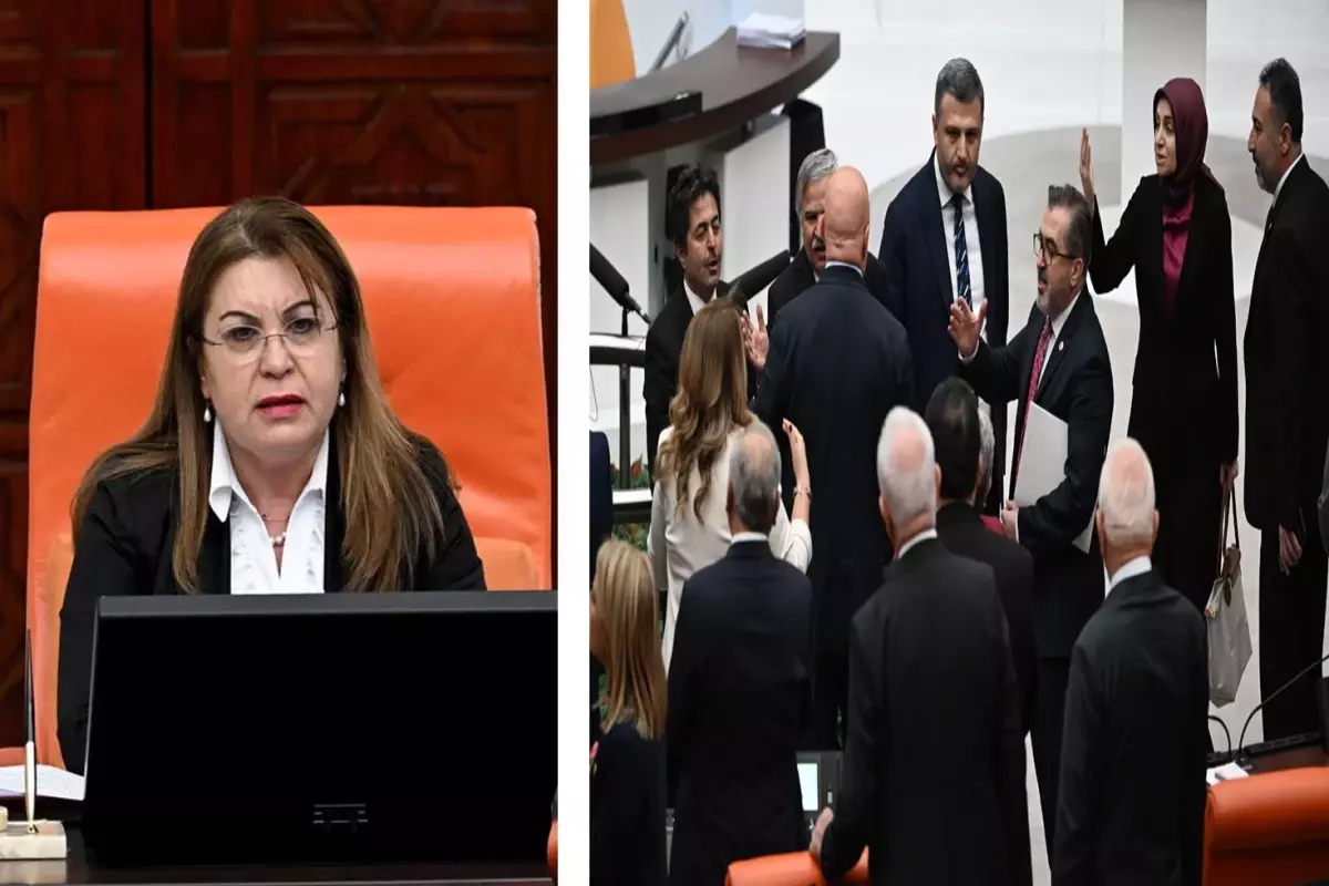 AYM'nin kararı okundu, Meclis'te tansiyon yükseldi: AK Parti ve CHP'li vekiller arasında gerginlik