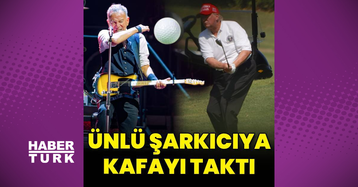 Donald Trump, ünlü şarkıcı Bruce Springsteen'e kafayı taktı