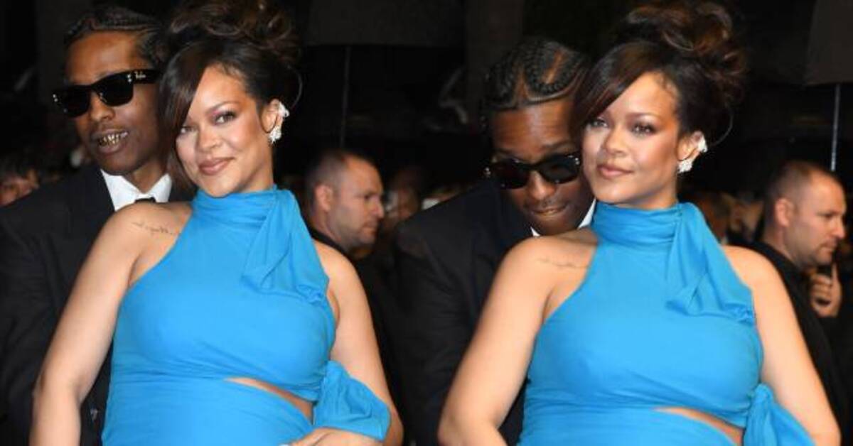 Kırmızı halıda Rihanna ve ASAP Rocky aşkı