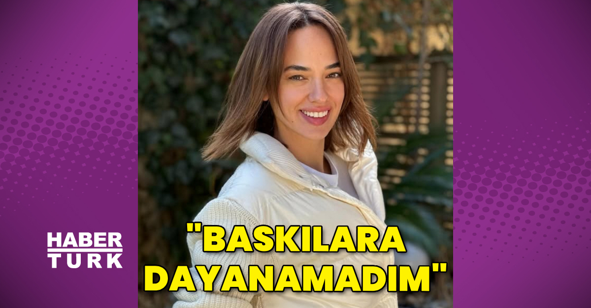 Seda Bakan: Basıklara dayanamadım