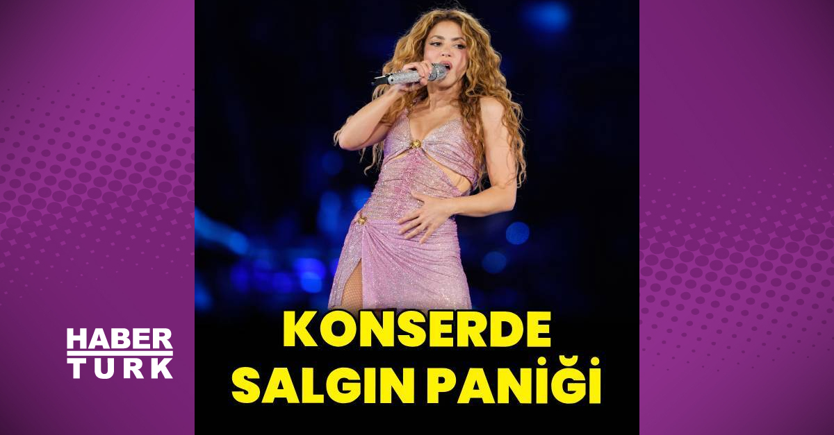 Shakira'nın konserinde salgın paniği
