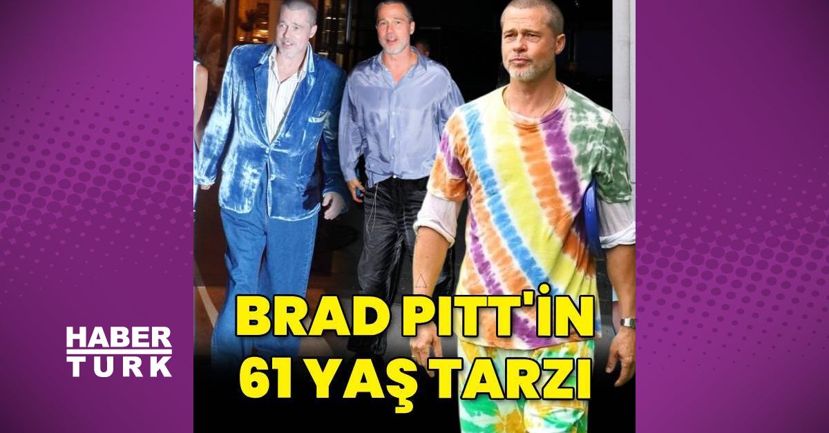 Brad Pitt sevgilisi Ines de Ramon'la birlikte tarzını gençleştirdi