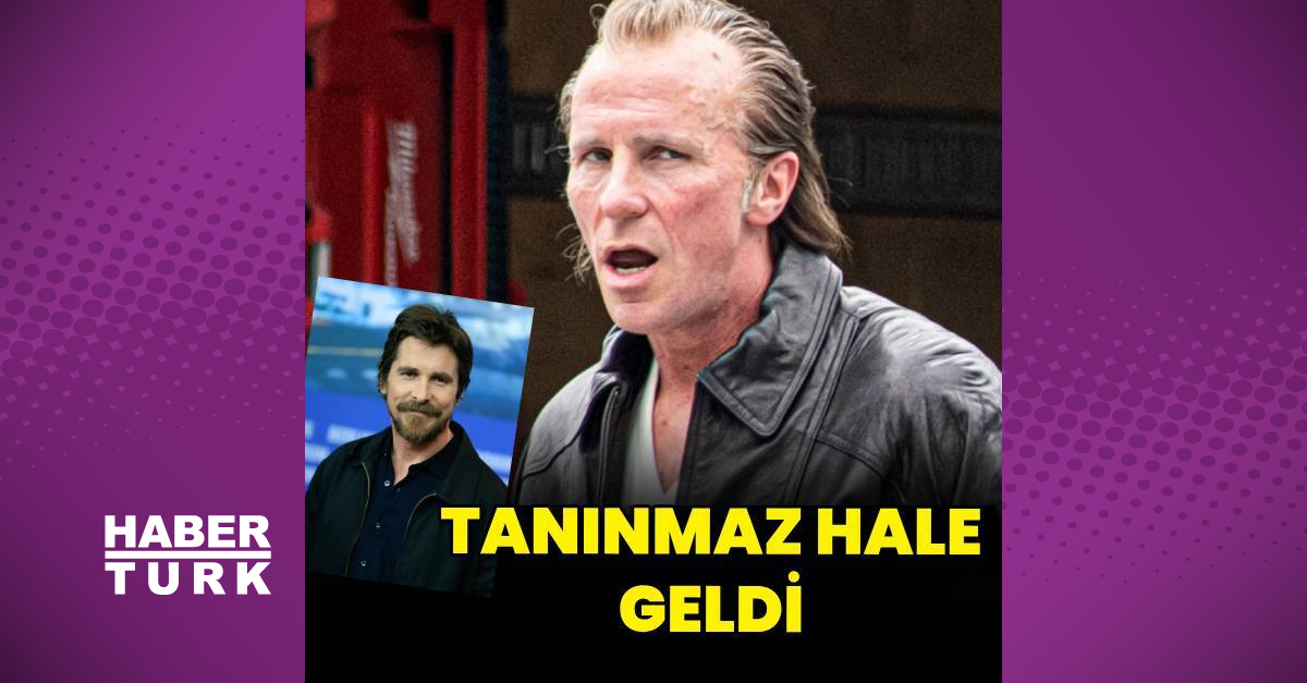Christian Bale yeni filmi 'Madden' için tanınmaz halde