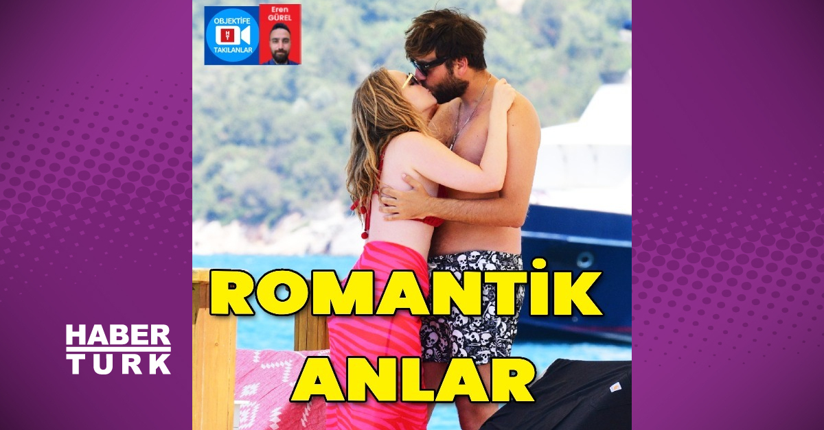Oyuncu çiftin romantik anları