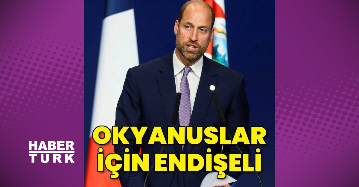 Prens William okyanuslar için endişeli